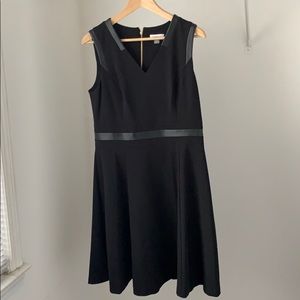 Black sheath dress